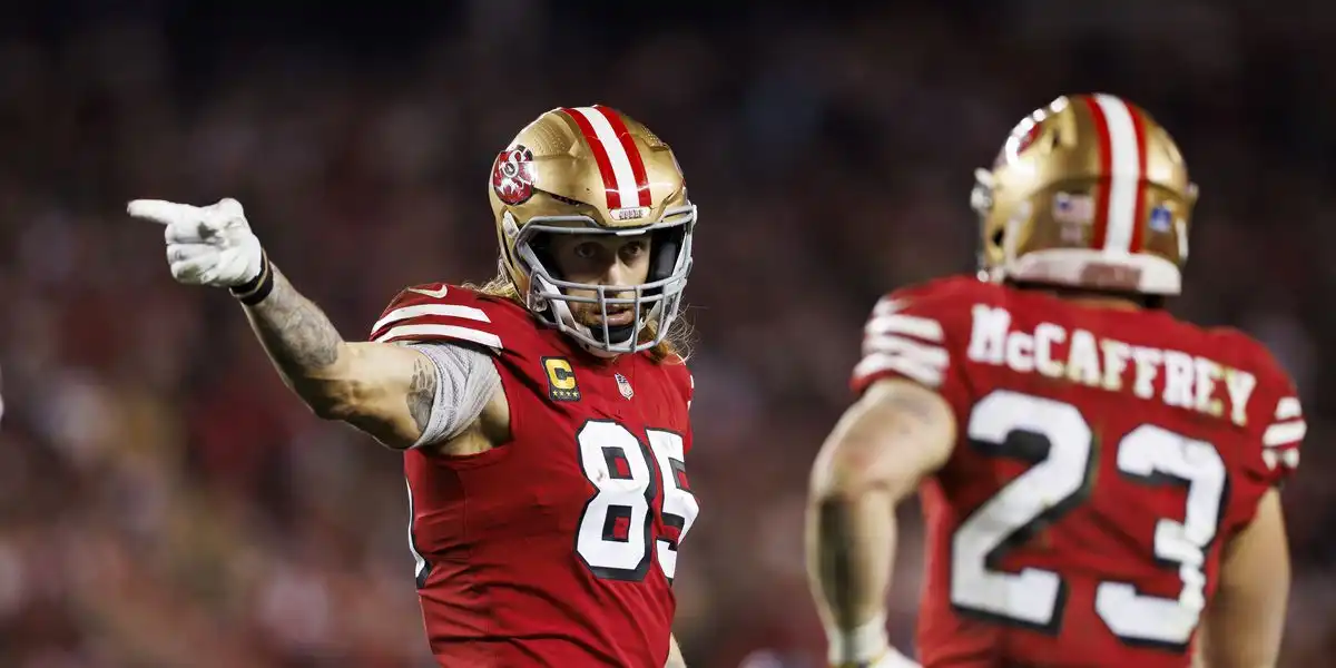 Apuestas de utilería de los 49ers: George Kittle Christian McCaffrey gran día