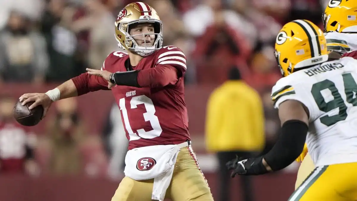 49ers anotan al final para evitar la sorpresa de los Packers, 24-21 - Yahoo Sports