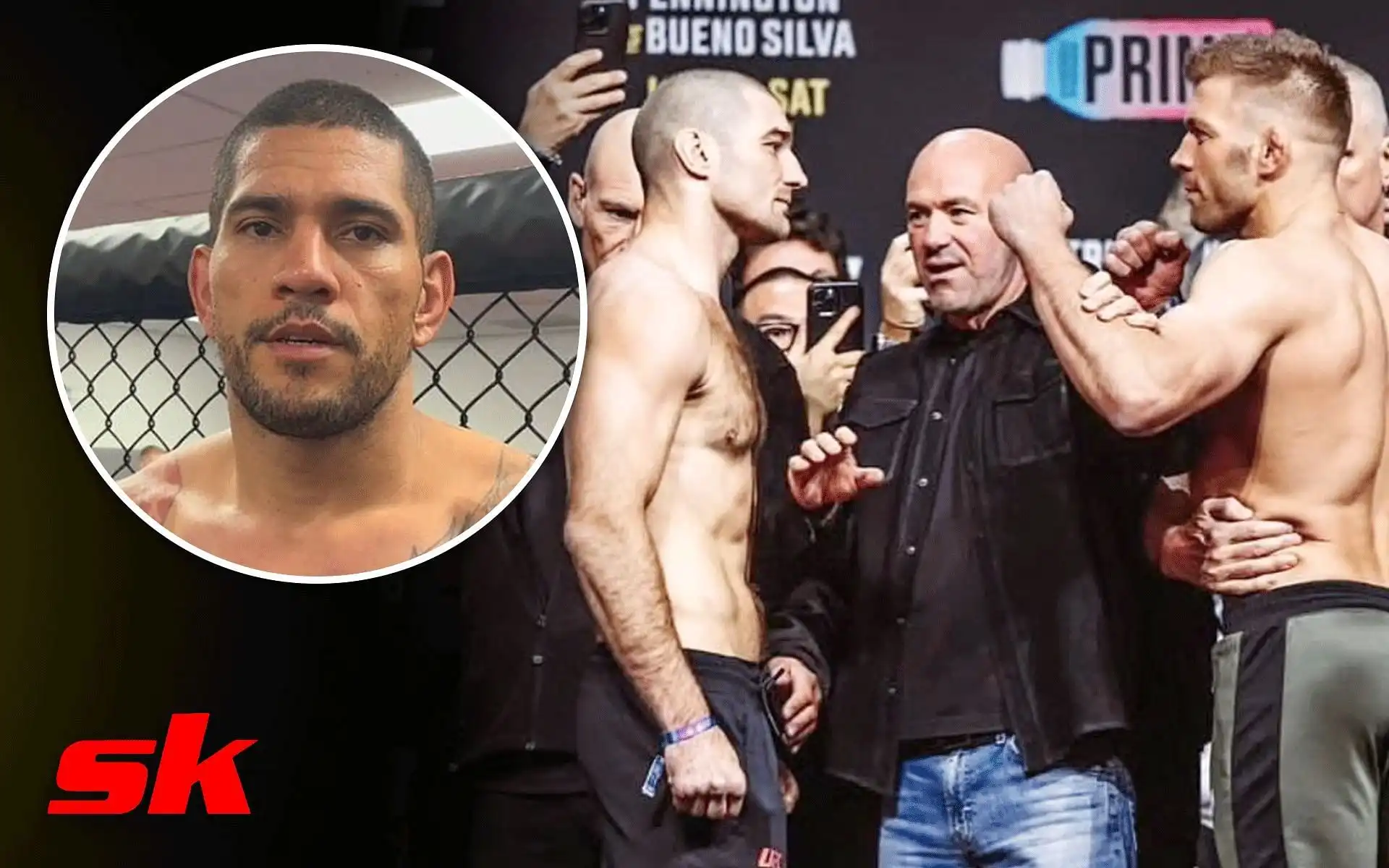 Alex Pereira predice el resultado Sean Strickland vs Dricus du Plessis UFC 297