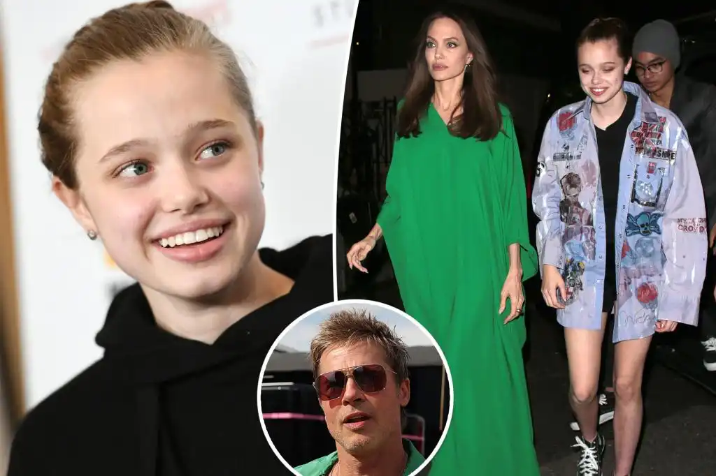 La hija de Angelina Jolie Brad Pitt, Shiloh, de 18 años, pagó su propio...