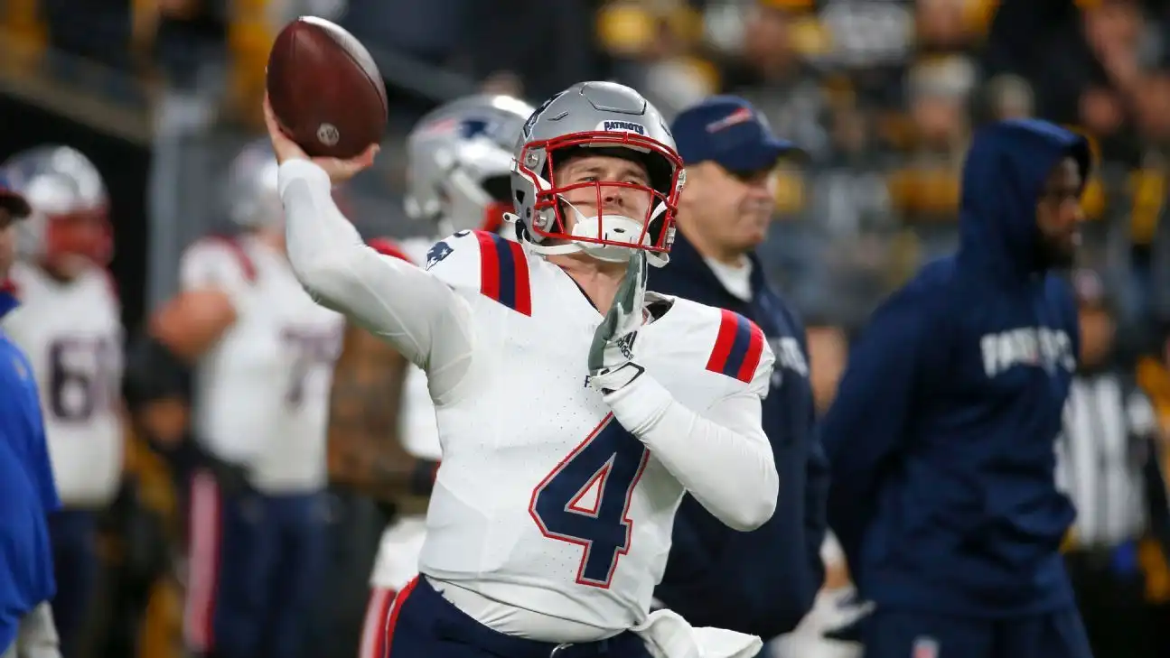 Bailey Zappe lanza tres pases de anotación y los Patriots toman una gran ventaja sobre los Steelers