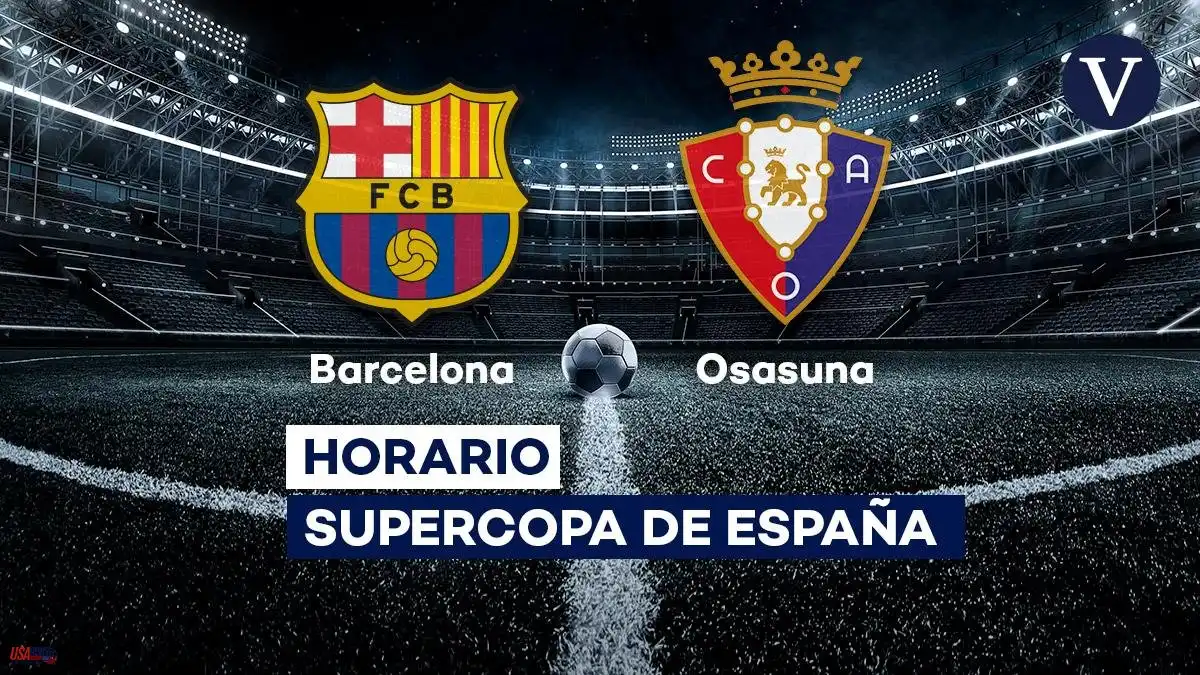 Barcelona Osasuna Horario Supercopa de España Dónde ver