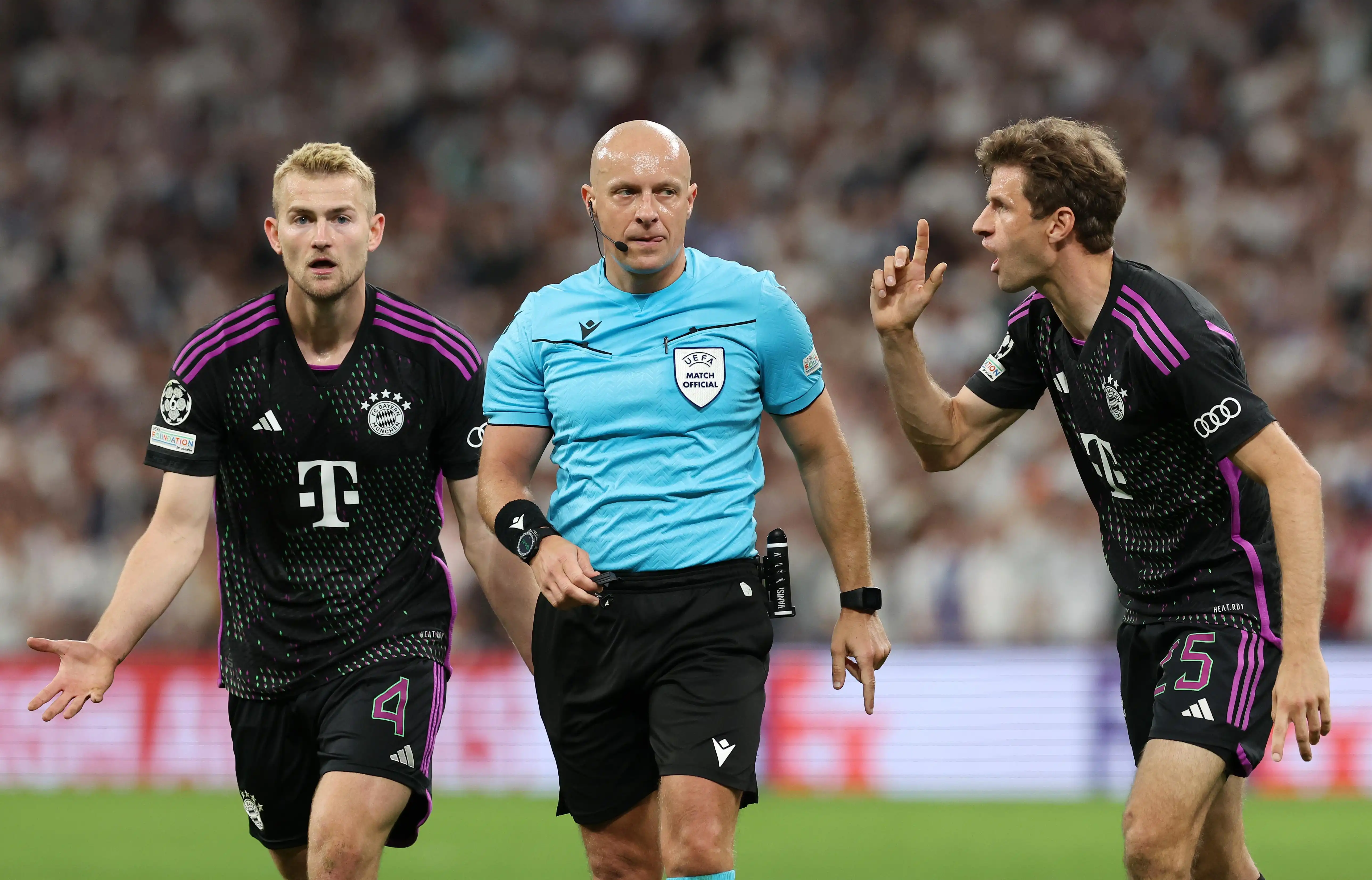 Fuera de juego del Bayern Múnich: gol de De Ligt vs Real Madrid anulado en Champions League sin VAR