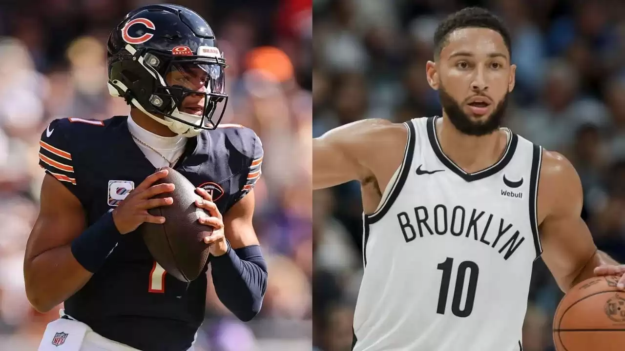 Ben Simmons Fútbol americano: La estrella de los Nets atrapa al ex campeón de la NBA que desprecia sin piedad al mariscal de campo de los Bears, Justin Fields