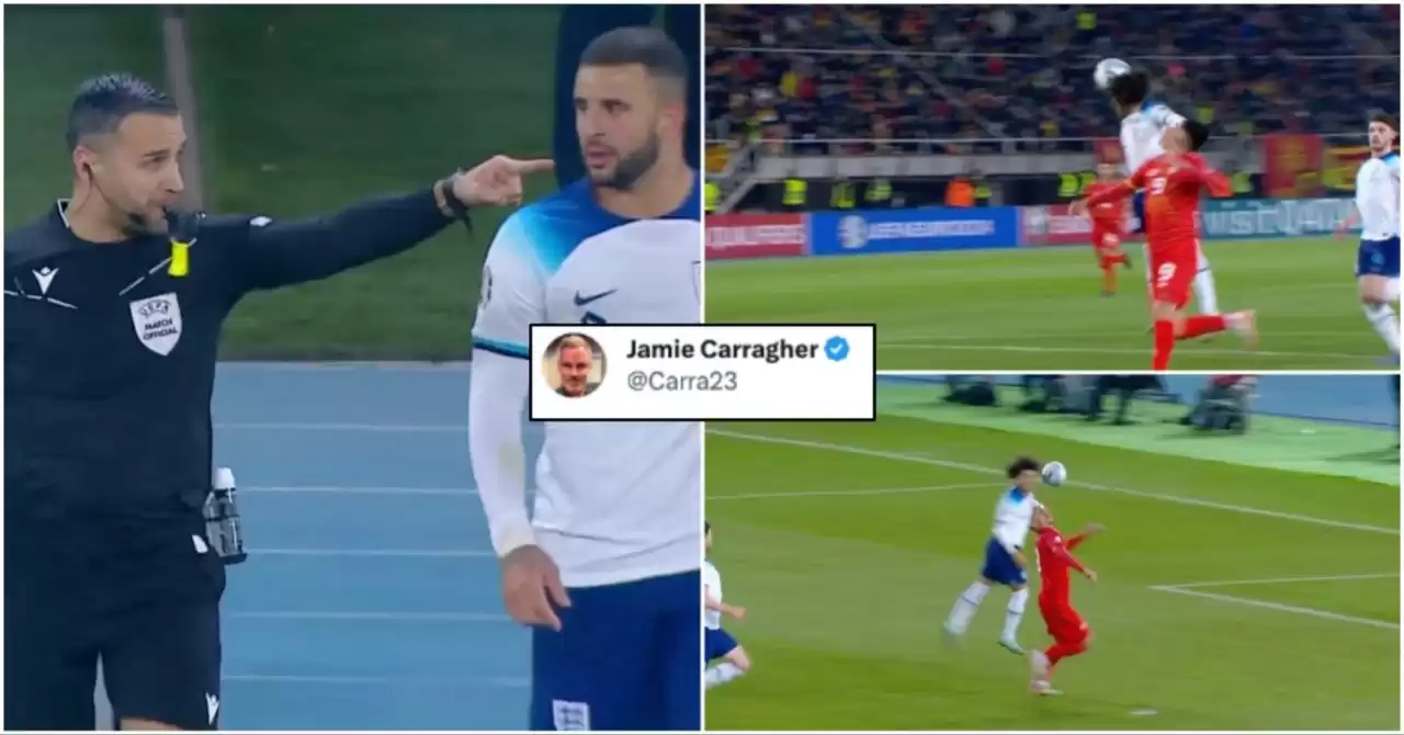Carragher Lineker Macedonia del Norte vs Inglaterra Decisión de penalti