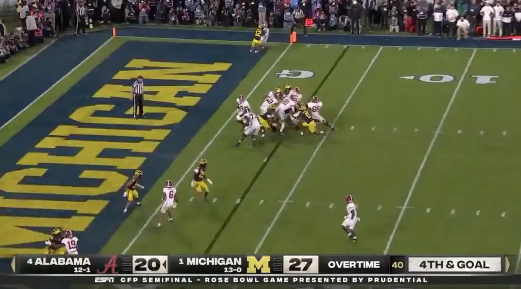 Mundo CFB, Michigan, heroicidad en tiempo extra, victoria en el Rose Bowl