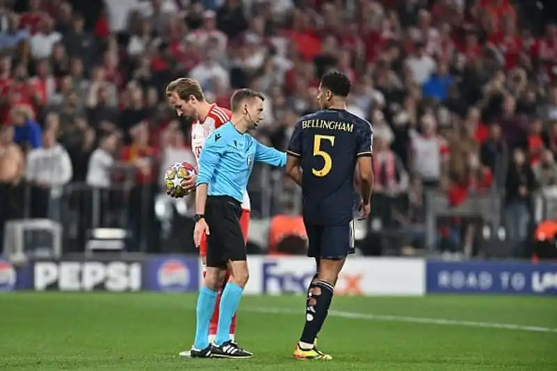 Liga de Campeones: Kane rechaza los juegos mentales de penalti de Bellingham Choque entre el Bayern y el Real Madrid