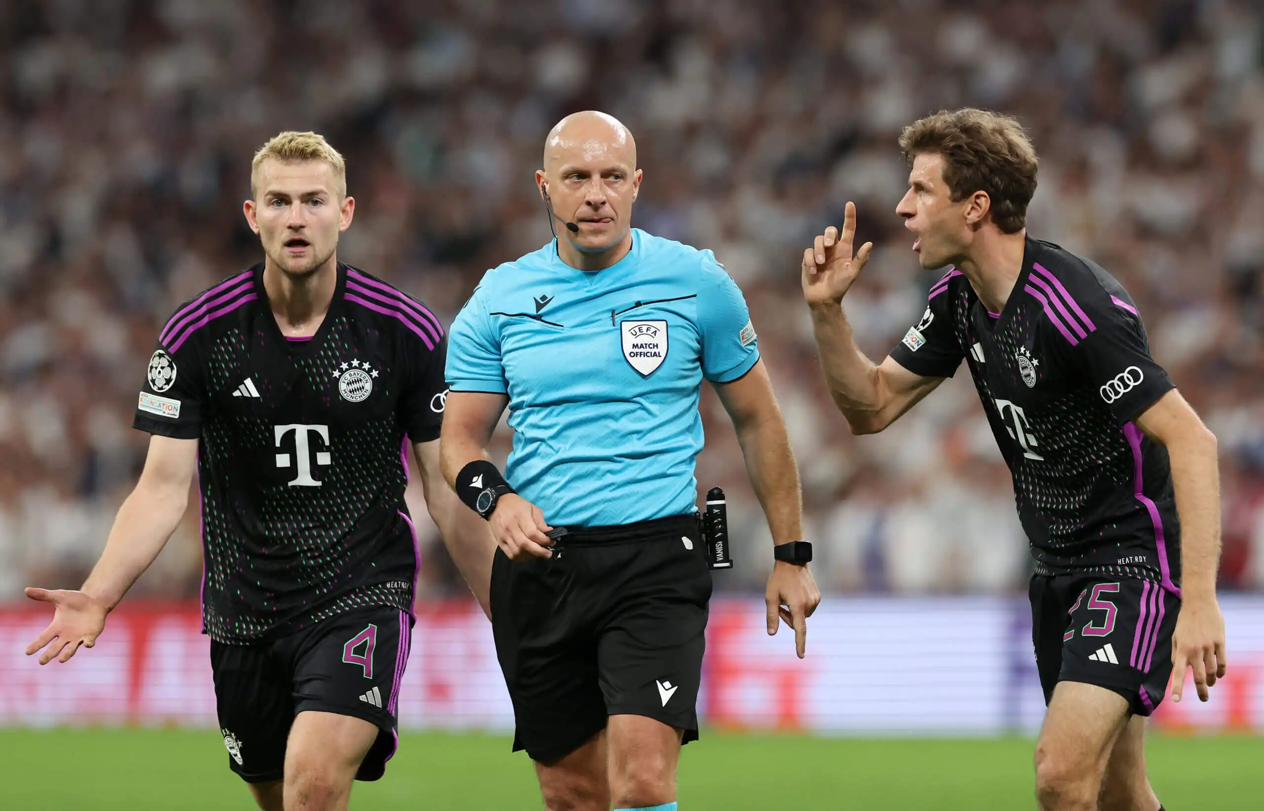 De Ligt controversial non-goal Real Madrid Bayern Munich betrayal