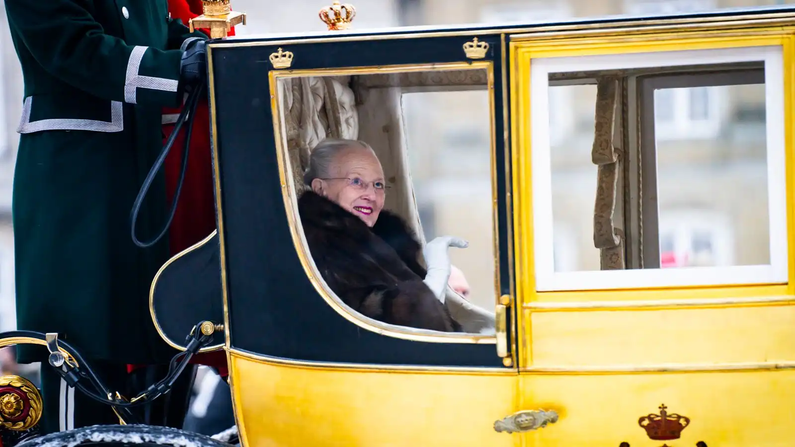 Dinamarca Última aparición pública de la reina Margarita II abdicación de la monarca