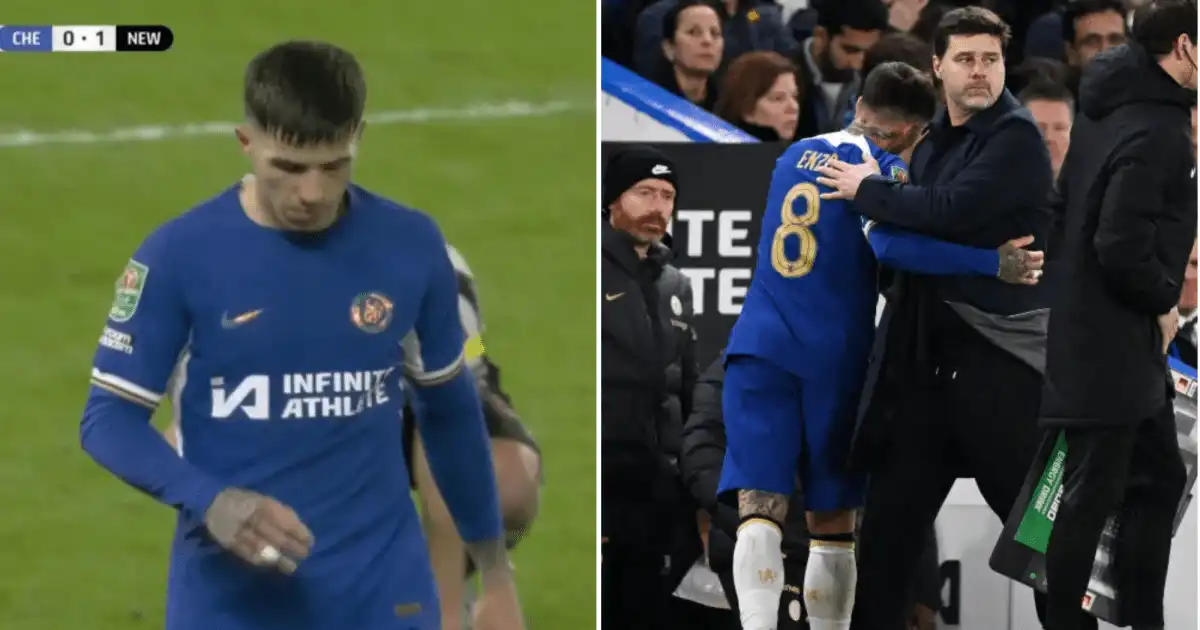 Enzo Fernández fue sustituido a los 32 minutos Chelsea vs Newcastle: aquí te explicamos por qué