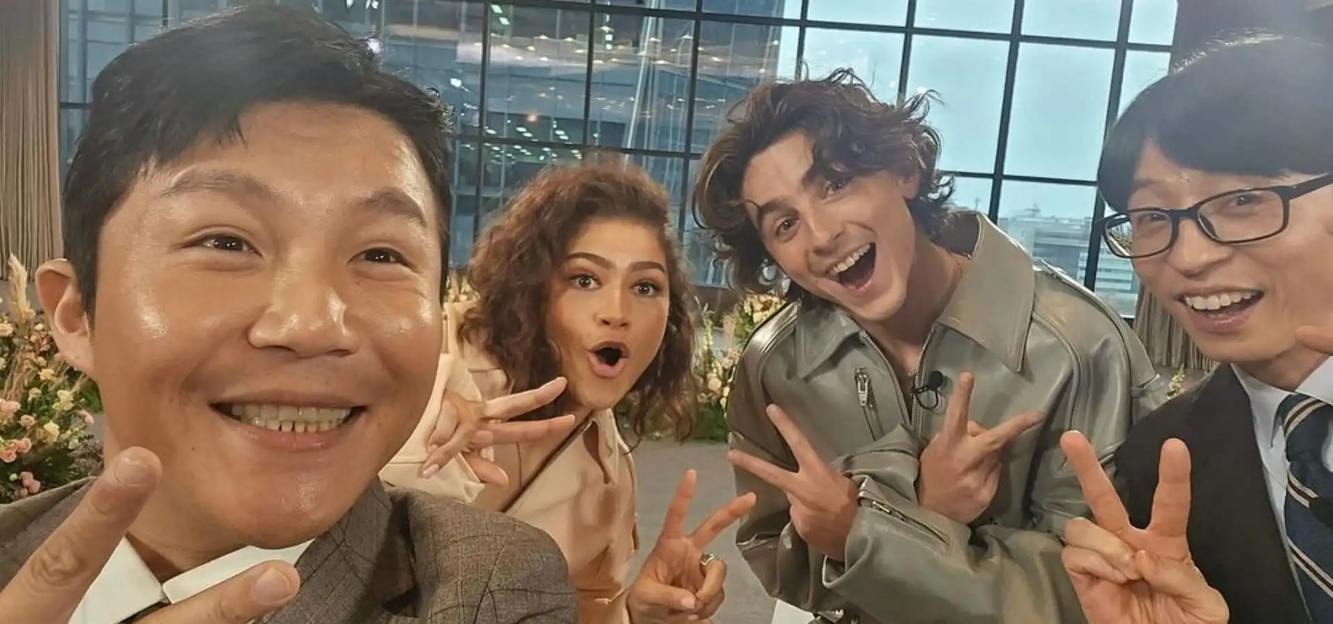 Los fans reaccionan cuando Zendaya y Timothée Chalamet confirman su aparición en You Quiz on the Block de Yoo Jae-suk para las promociones de Dune: Part 2