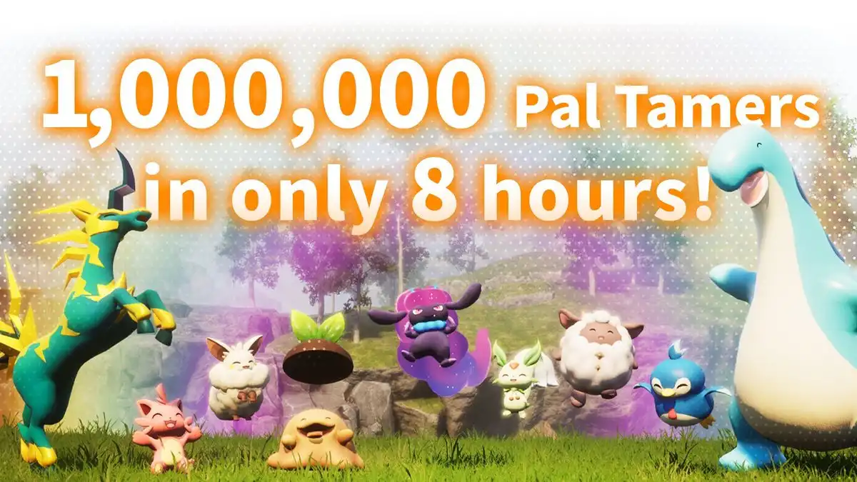 El primer día de Game Pass, el juego Palworld Pokémon con armas, vende un millón de copias en 8 horas