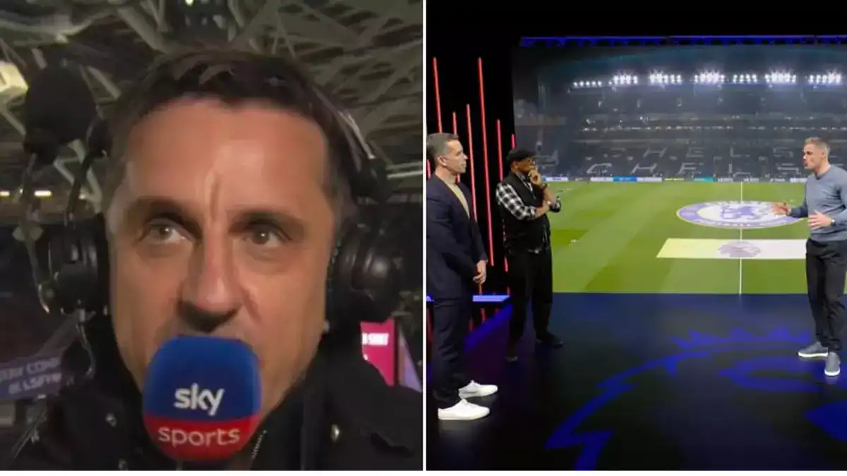 Gary Neville se queja de la cobertura previa al partido Chelsea vs Newcastle ofensivo