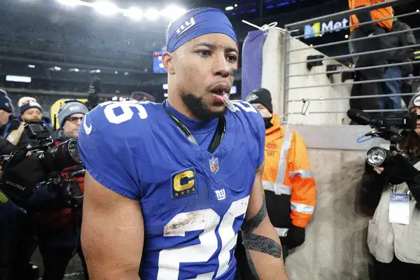 Etiqueta de franquicia de los Giants Saquon Barkley 2024: fuente