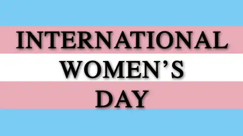 Feliz celebración del Día Internacional de la Mujer por parte de la comunidad transgénero