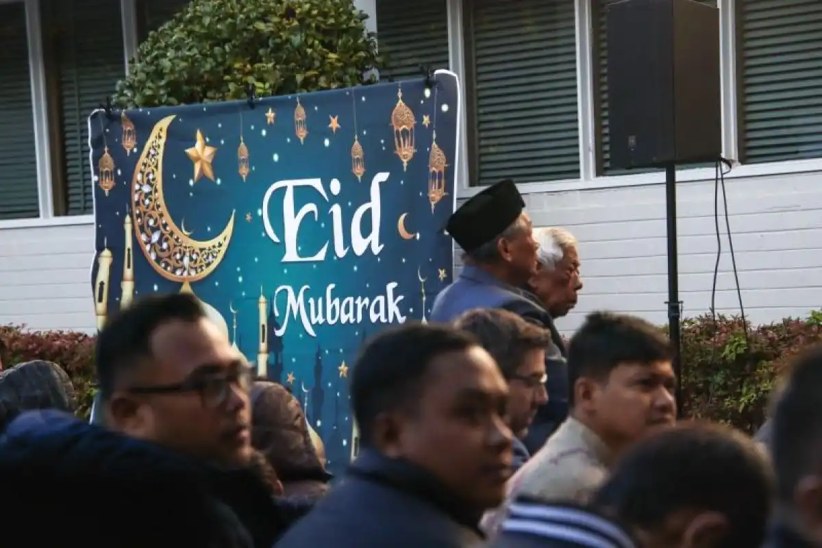 Las celebraciones del Eid en Indonesia y los mensajes de unidad incluyen apoyo a Palestina