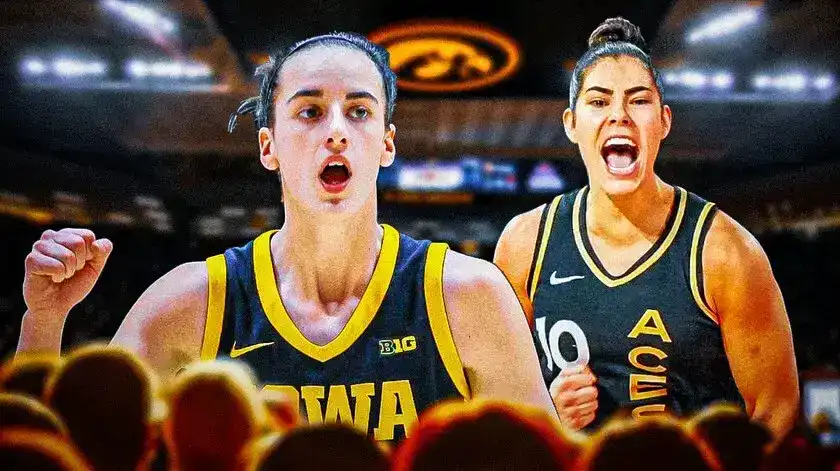 Iowa Caitlin Clark rompiendo el récord de anotación de Kelsey Plum