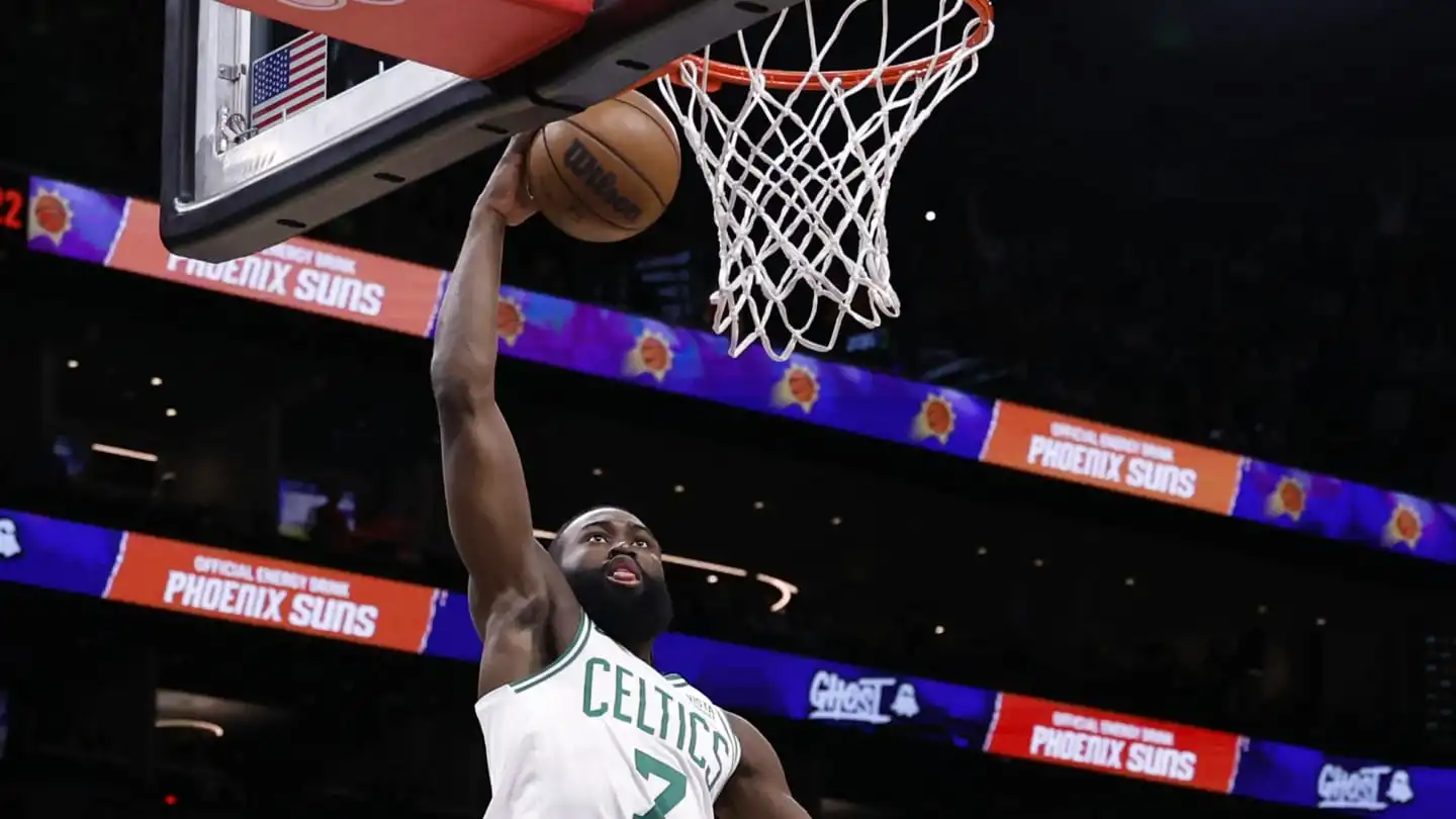 Jaylen Brown atribuye la victoria de los Boston Celtics en Phoenix a un grupo desconocido