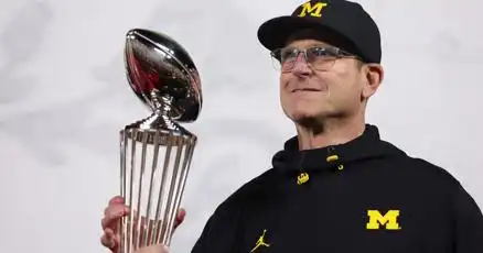 Jim Harbaugh responde preguntas sobre entrenar a Michigan en el campeonato nacional