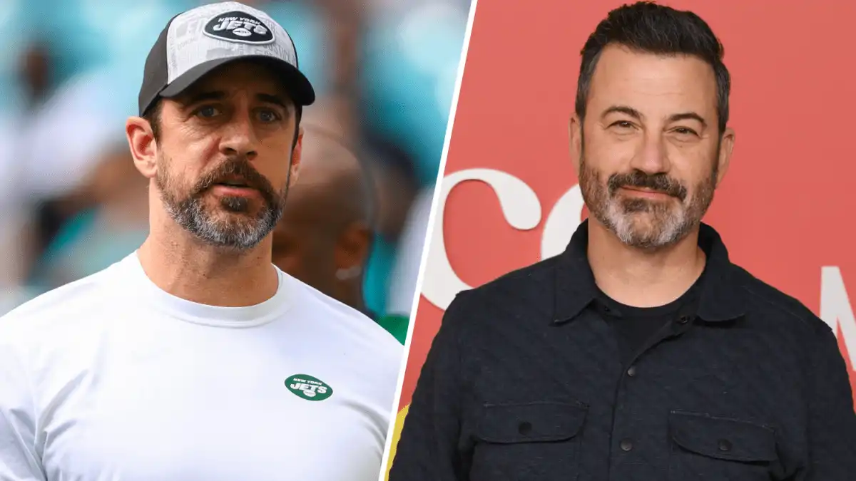 Jimmy Kimmel critica a Aaron Rodgers por el comentario "imprudente" de Jeffrey Epstein