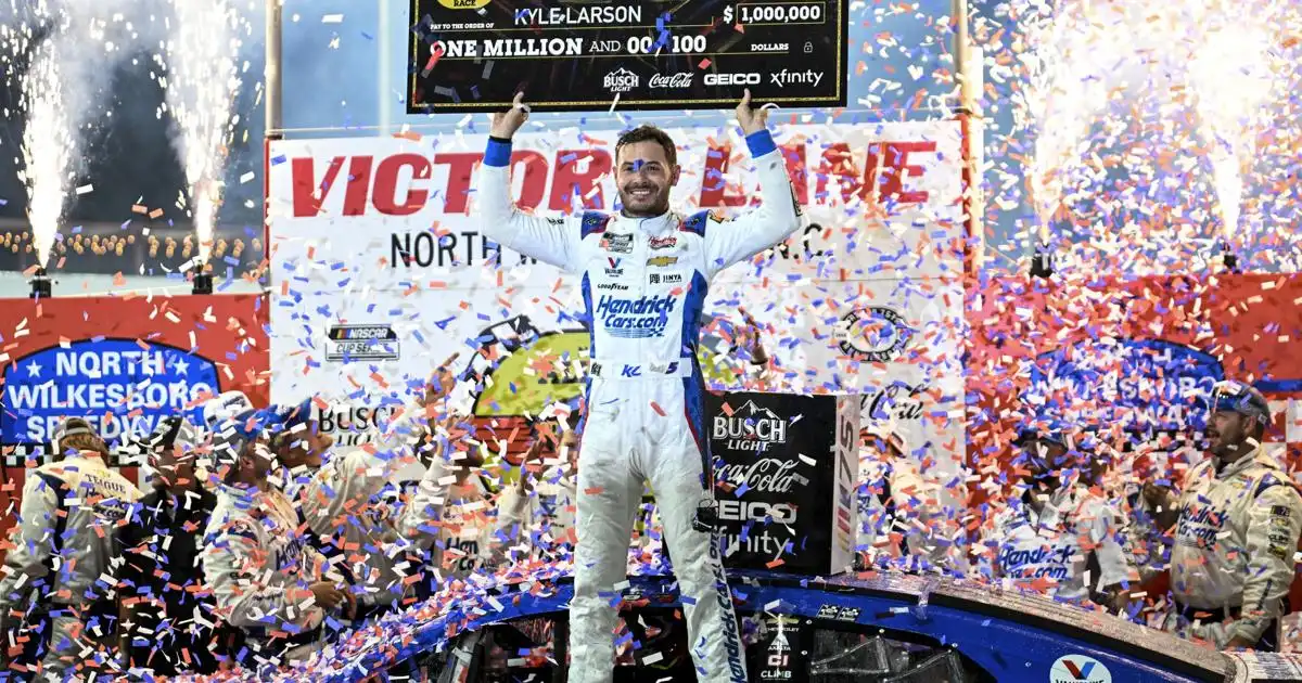 Joey Logano gana la Carrera de las Estrellas con un premio de $1 millón en el North Wilkesboro Speedway