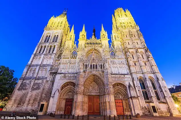 John Sergeant y su esposa Mary celebran su 55 aniversario en Rouen, Francia