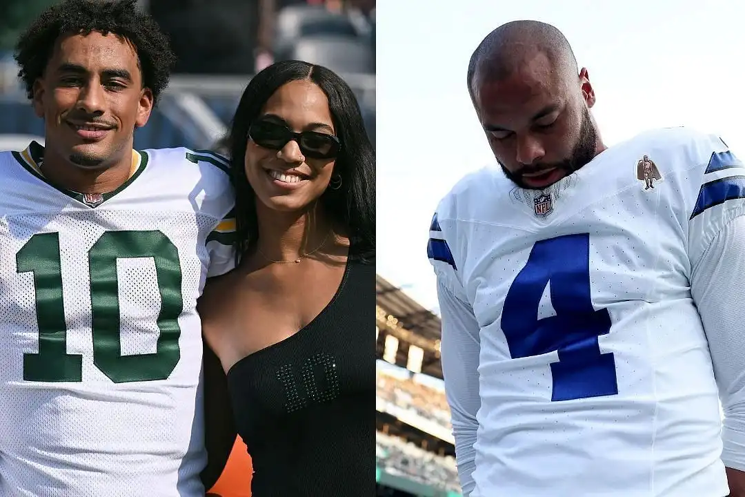 La novia de Jordan Love, Ronika Stone, trolea a los Cowboys y apoya al mariscal de campo de los Packers antes de su debut en los playoffs