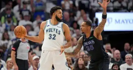 Karl-Anthony Towns Derrota en la historia de la NBA Dallas Mavericks