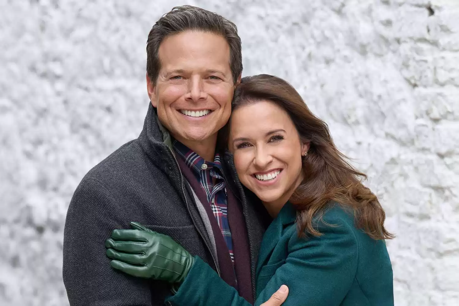 Lacey Chabert Scott Wolf Hallmark Película de Navidad