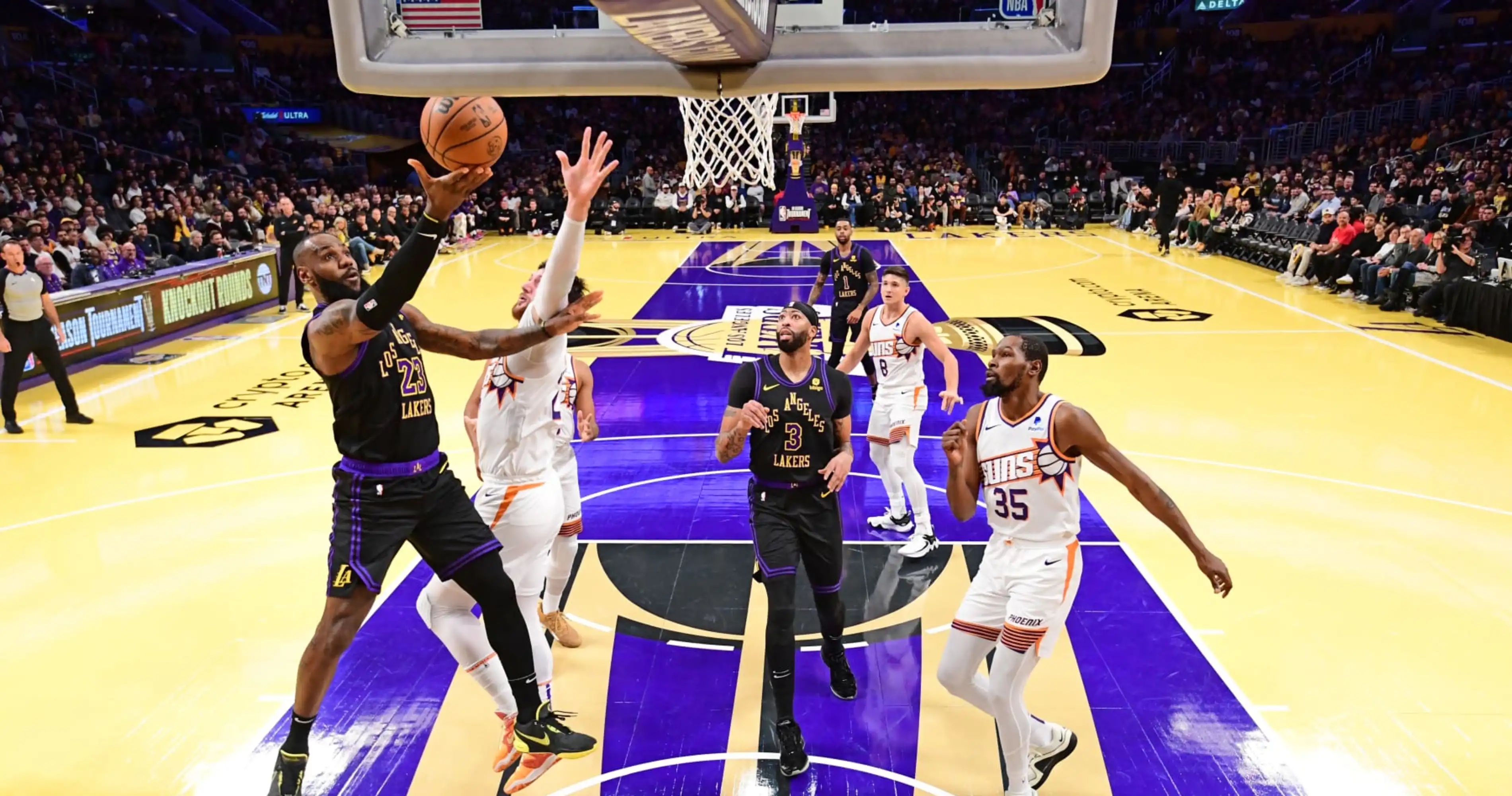 LeBron James y Anthony Davis Lakers NBA Durant Suns eliminan IST