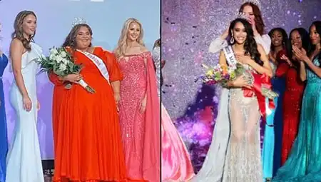 Un hombre gana Miss Maryland, una mujer con obesidad mórbida gana Miss Alabama - Woke war on beauty
