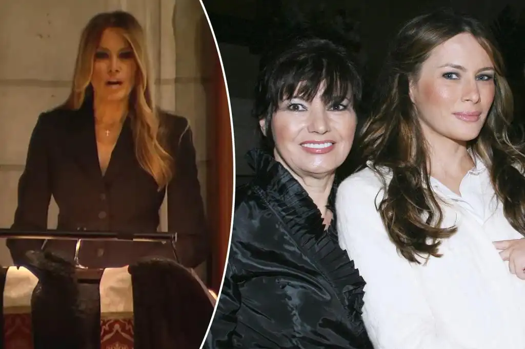 Melania Trump emotivo tributo a su querida difunta madre