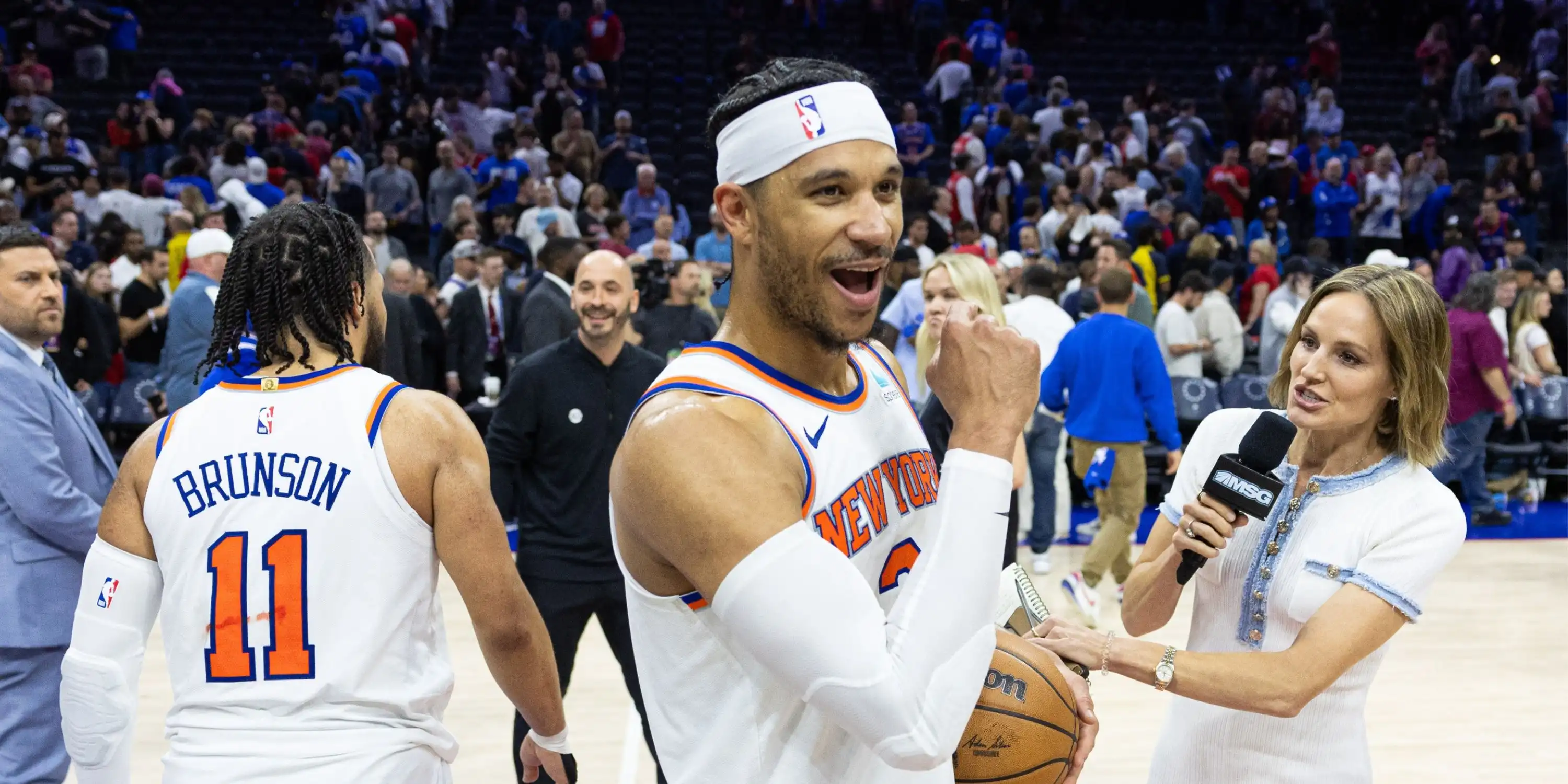 Josh Hart, de los New York Knicks, explica cómo jugar con mucha energía