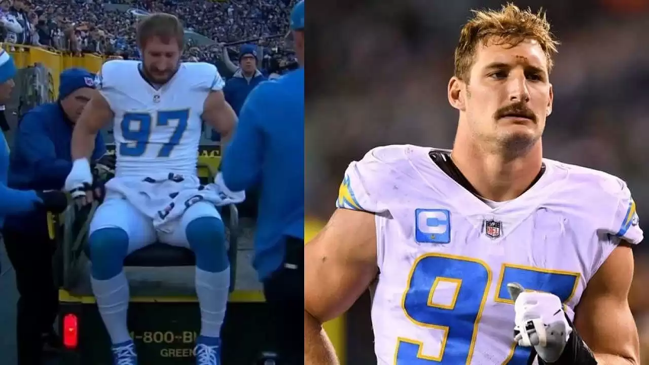 NFL World envía oraciones por Joey Bosa después de que la estrella de los Chargers llorara tras una lesión en la pierna