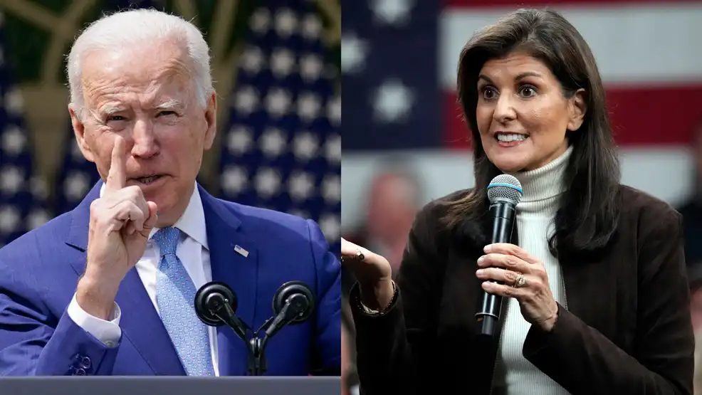 El anuncio de la campaña de Nikki Haley se dirige a la edad del presidente Biden | KRCR