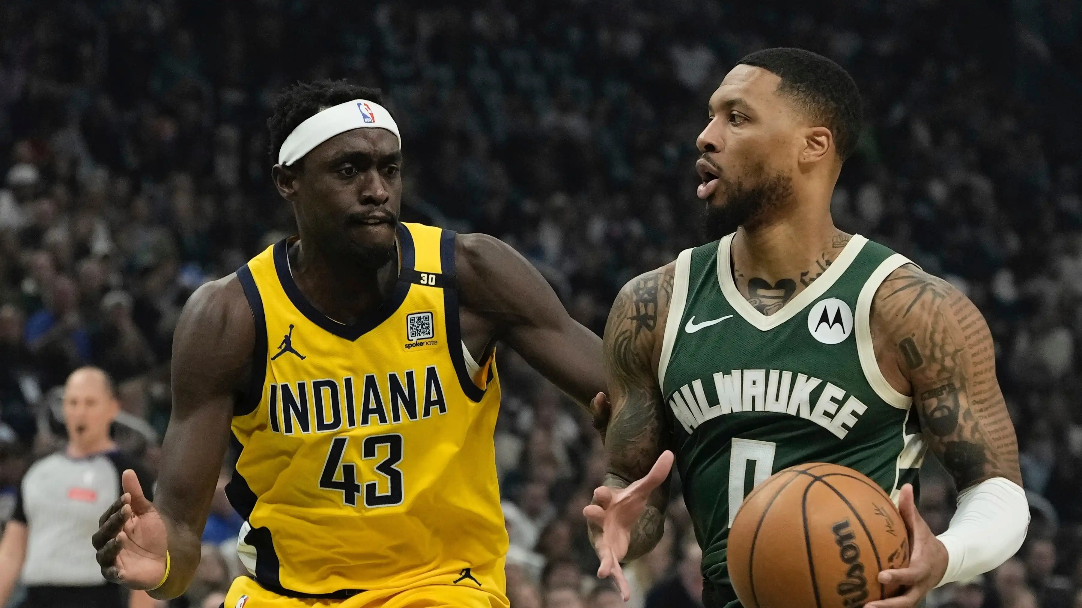 Pascal Siakam anota 37 puntos para ayudar a los Pacers de Indiana a igualar la serie con los Bucks de Milwaukee