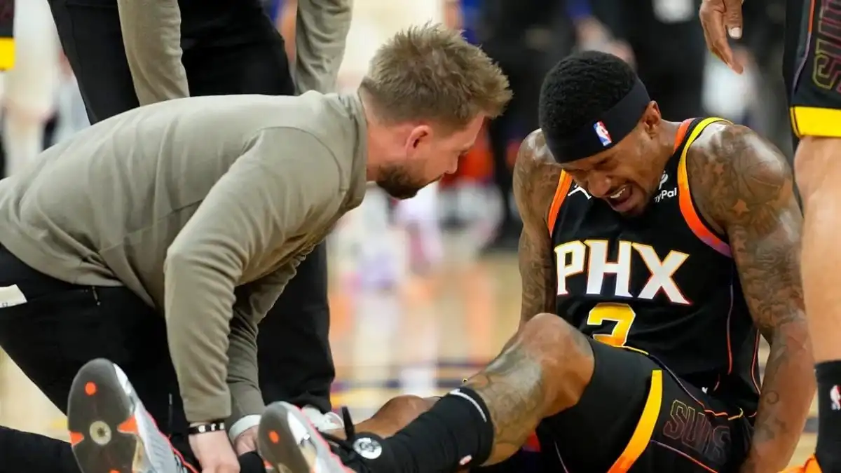 Lesión de tobillo de Bradley Beal en Phoenix Suns vs New York Knicks: El escolta de la NBA vuelve a estar fuera