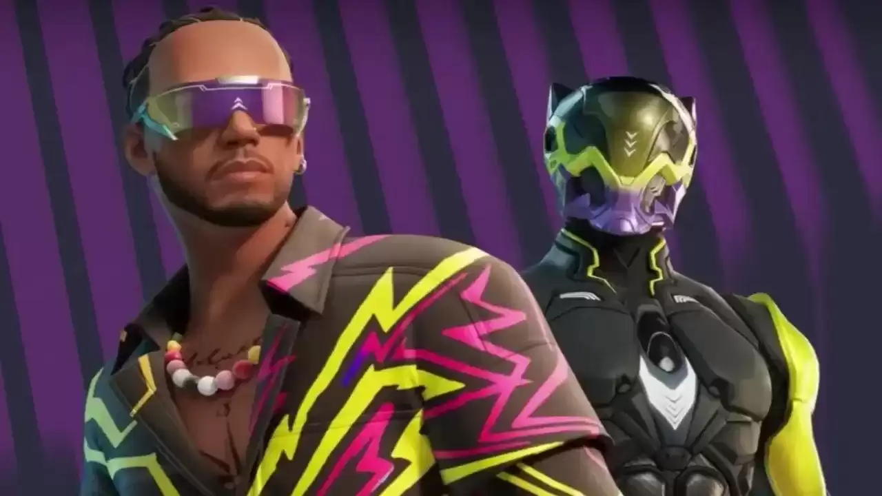 Saluda a Lewis Hamilton y su perro Roscoe en Fortnite - Softonic