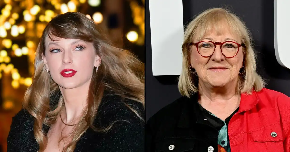 Taylor Swift se sienta junto a la madre de su novio Travis Kelce, Donna, en un partido de los K.C. Chiefs