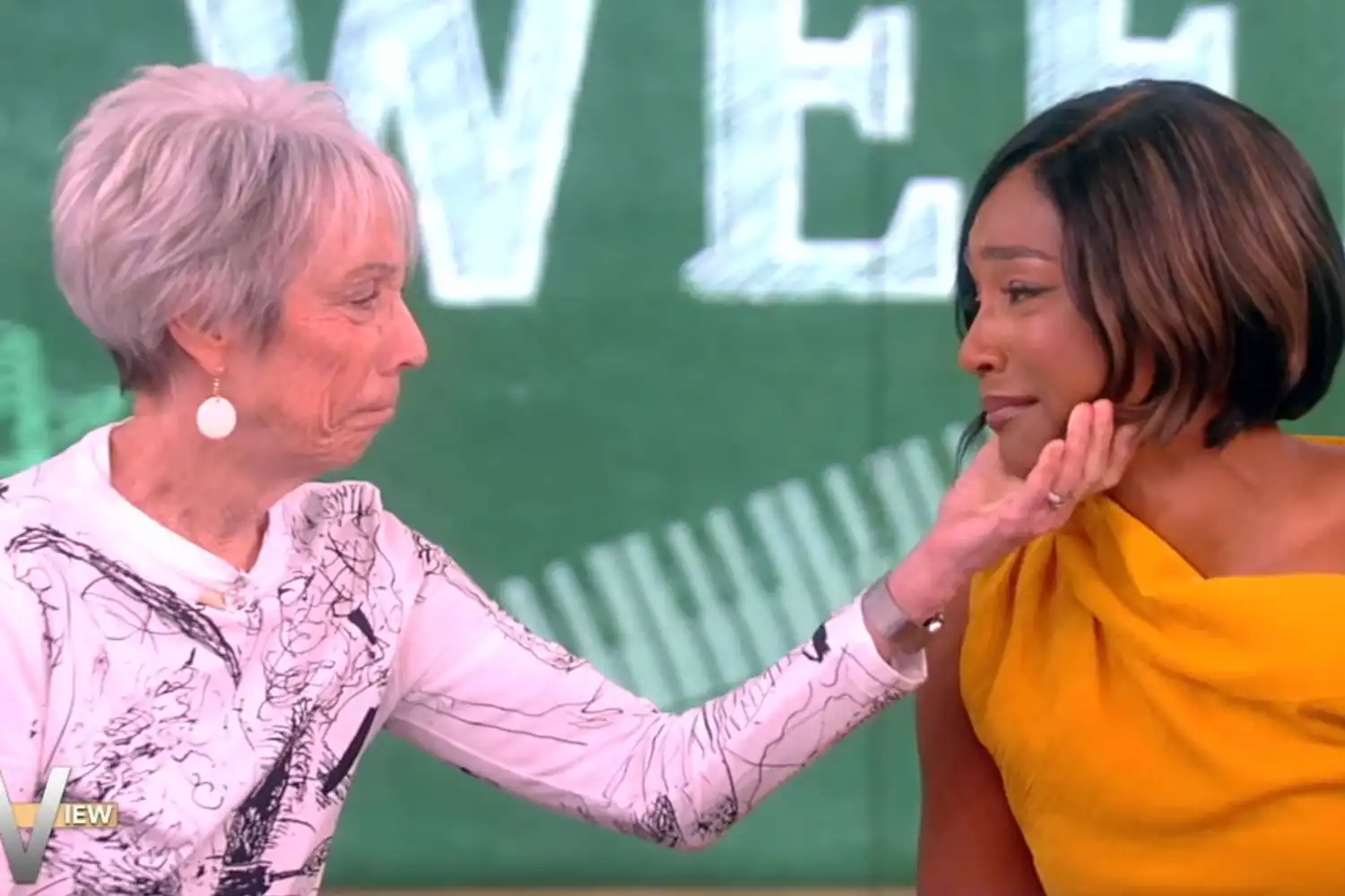 Tiffany Haddish emotional reunion with teacher who taught her to read
