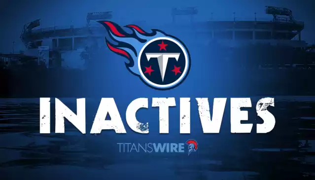 Inactivos de los Titans Buccaneers Semana 10: Quién está dentro, quién está fuera