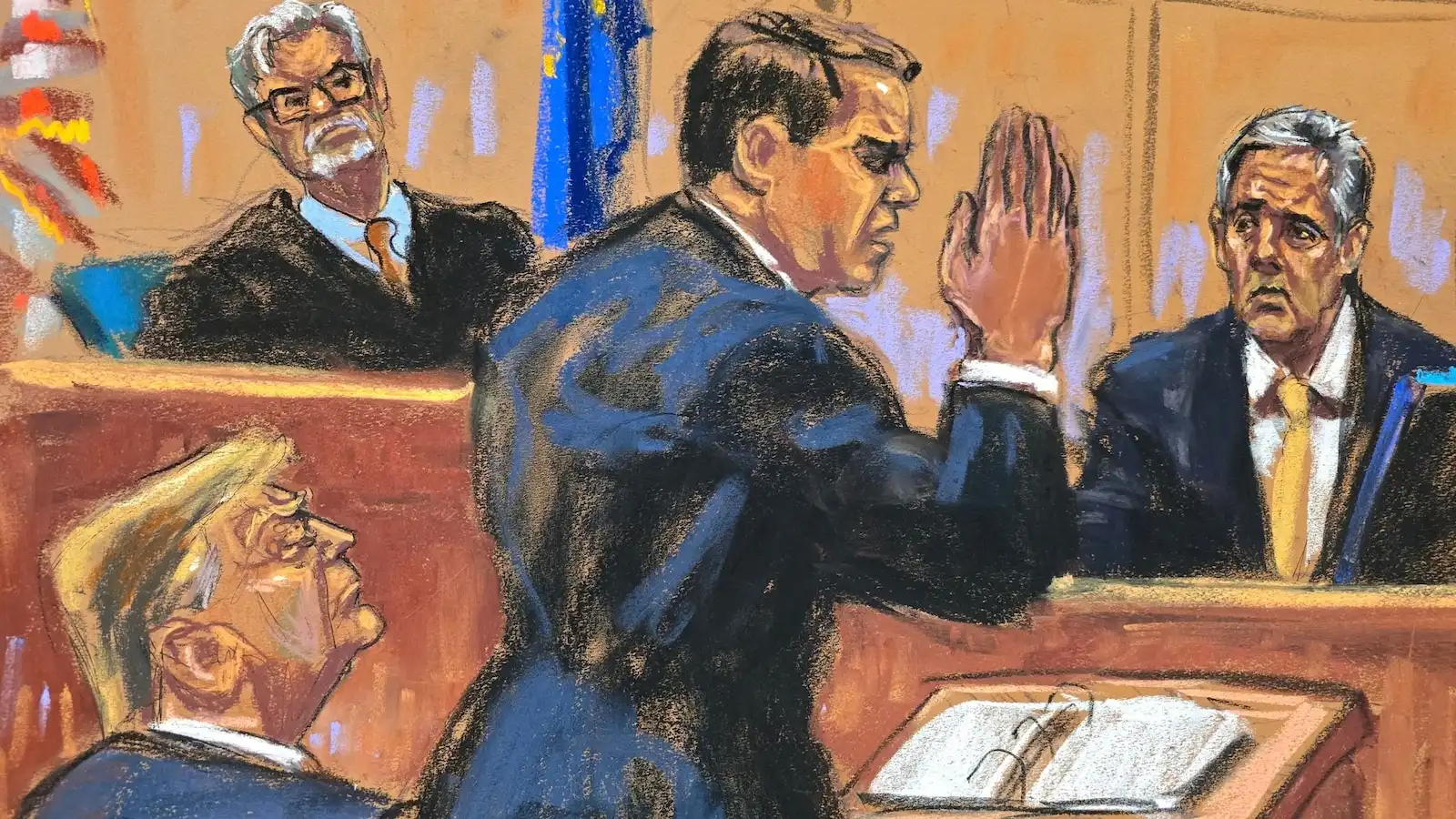 Juicio por soborno de Trump: la defensa acusa a Michael Cohen de mentir