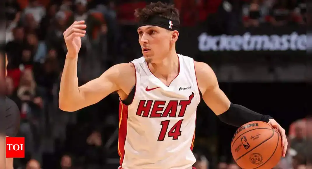 Tyler Herro Miami Heat Atlanta Hawks tobogán