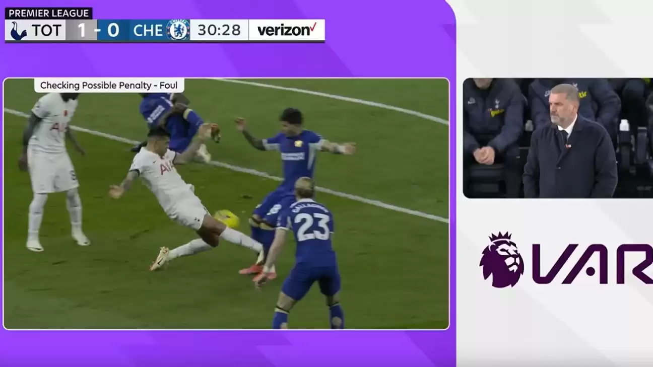 Revisión del VAR: Tottenham vs Chelsea - caos en la línea de tiempo