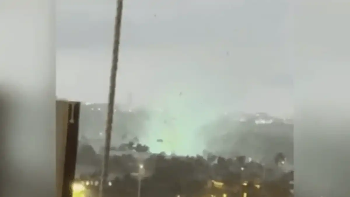 Videos aparente tornado Fort Lauderdale Florida