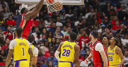 Destacada actuación de Zion Williamson: lesión Los Pelicans pierden a los Lakers